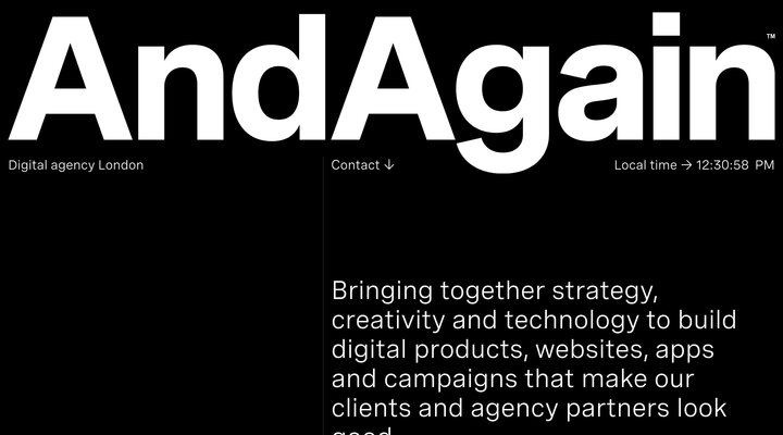 AndAgain | Digital Agency London - Web, App, Campaign Development