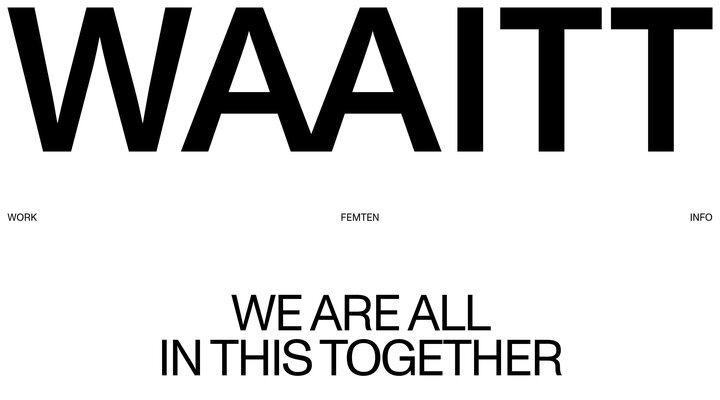 WAAITT – We are all in this together