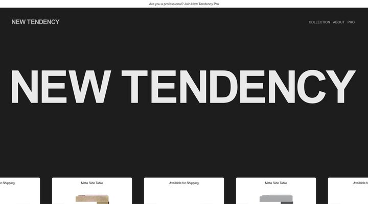 Frontpage - NEW TENDENCY