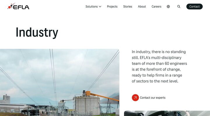 Industry | EFLA engineers