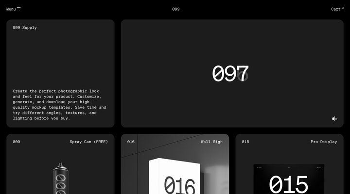 High-quality product mockups and templates - 099