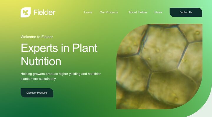 Homepage - Fielder - Specialists in Plant Nutrition