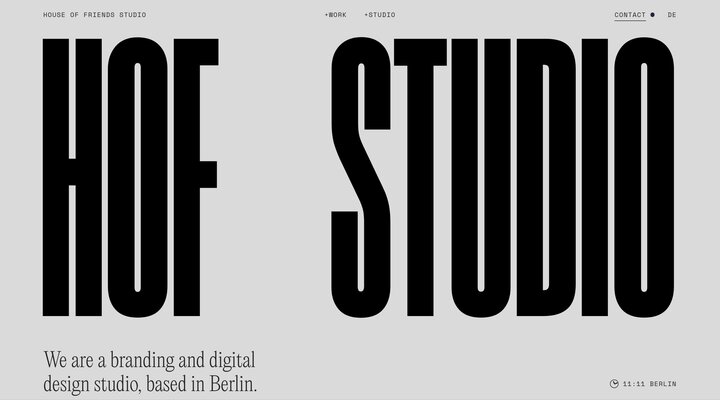 House of Friends Studio | Branding & Digital Design | Berlin