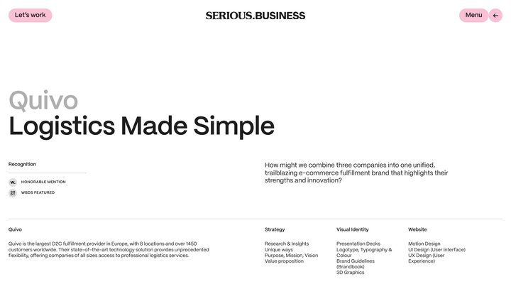 Quivo | SERIOUS.BUSINESS