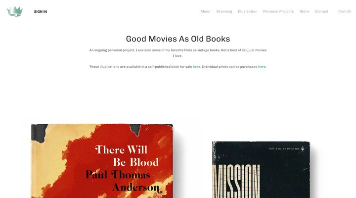 Good Movies as Old Books — the Design Office of Matt Stevens - Direction + Design + Illustration