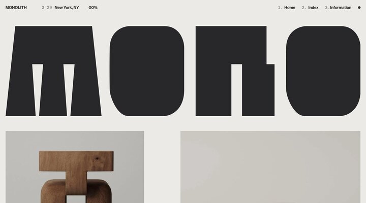 Home | Monolith / Collectible Furniture and Objects