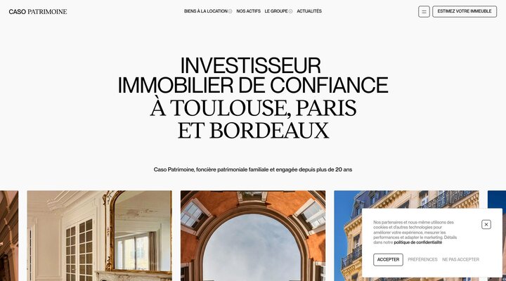 Caso Patrimoine - Foncière patrimoniale familiale et engagée depuis plus de 20 ans