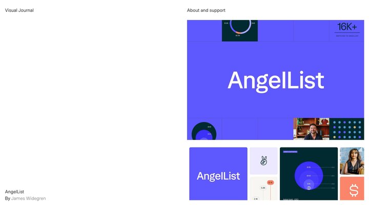 AngelList – Visual Journal