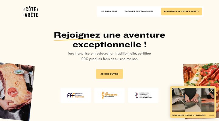 Home - La côte et l'arête - La Franchise