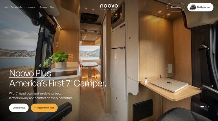 Noovo Camper Vans | the Luxury of Home in a Class B RV