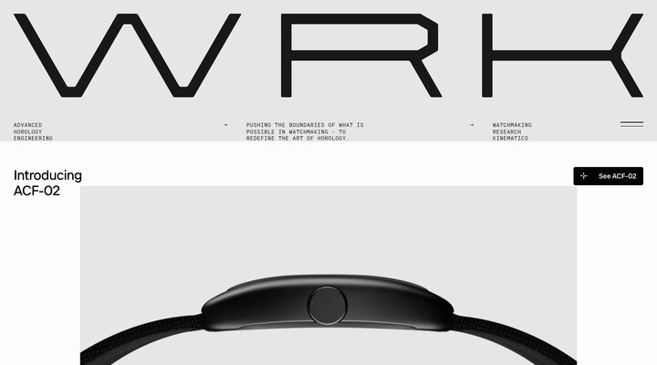 Advanced Horology Engineering | WRK | Swiss Made