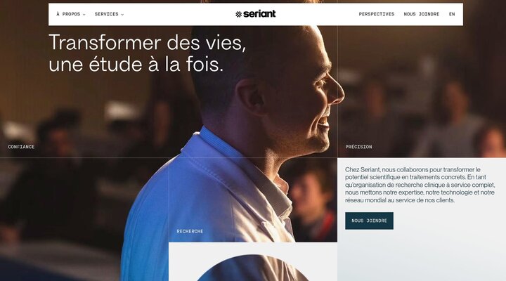 Seriant | Transformer des vies, 
une étude à la fois.