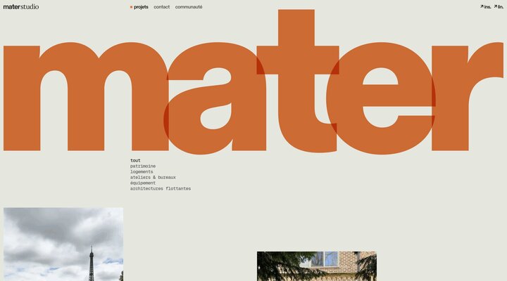 Mater Studio - Bienvenue