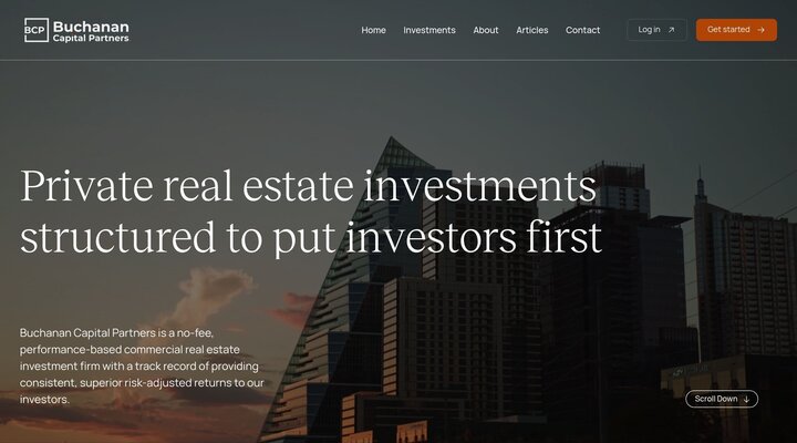 Buchanan Capital Partners | No-Fee, Performance-Based Real Estate Investments