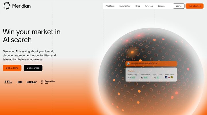 Meridian | Win Your Market In AI Search