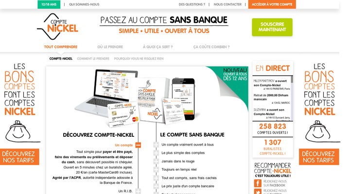 Quelle banque choisir ? Avec Compte-Nickel, passez au compte sans banque