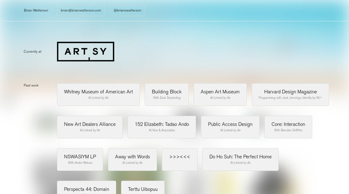 Brian Watterson Design & Development