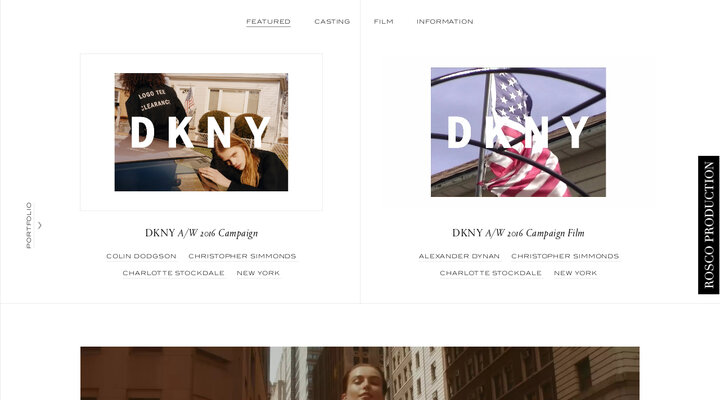 Rosco Production | a worldwide  full-service production company with offices in London, New York and Los Angeles.