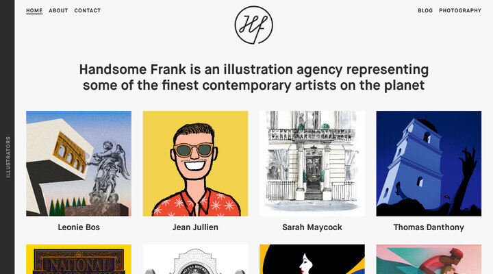 Handsome Frank Illustration Agency