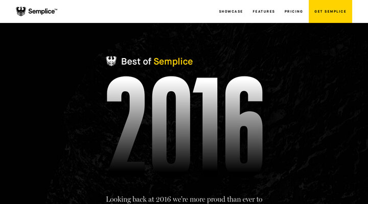 Best of Semplice 2016