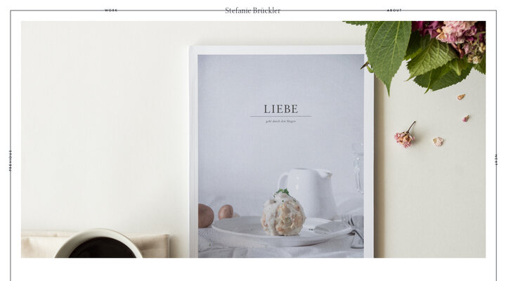 Stefanie Brückler Portfolio about