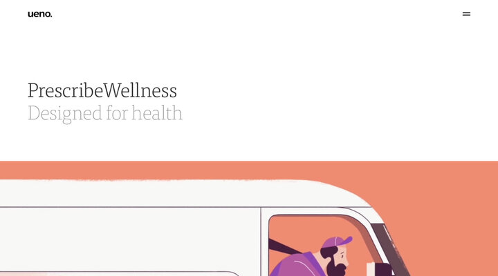 PrescribeWellness - Ueno. Digital agency.