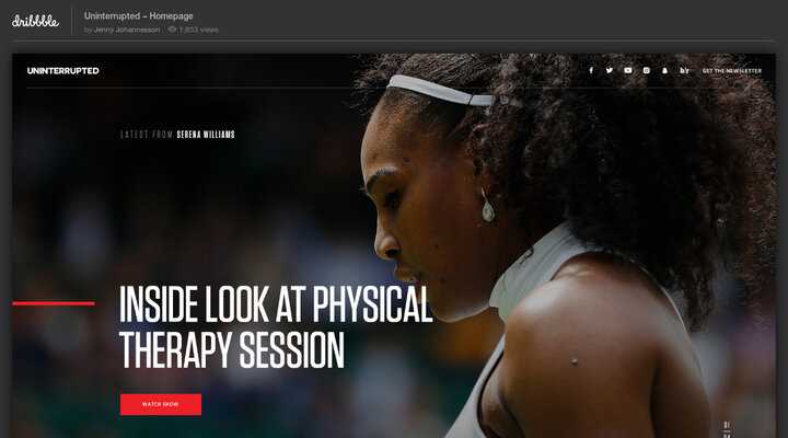 Dribbble - full_homepage.jpg by Jenny Johannesson