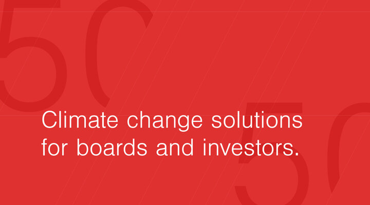 50/50 Climate Project - Non-profit Climate Risk Management for Boards and Investors