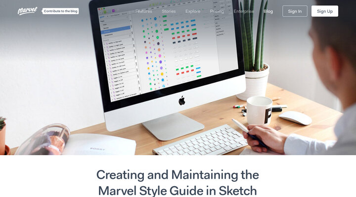 Creating and Maintaining the Marvel Style Guide in Sketch - Marvel Blog