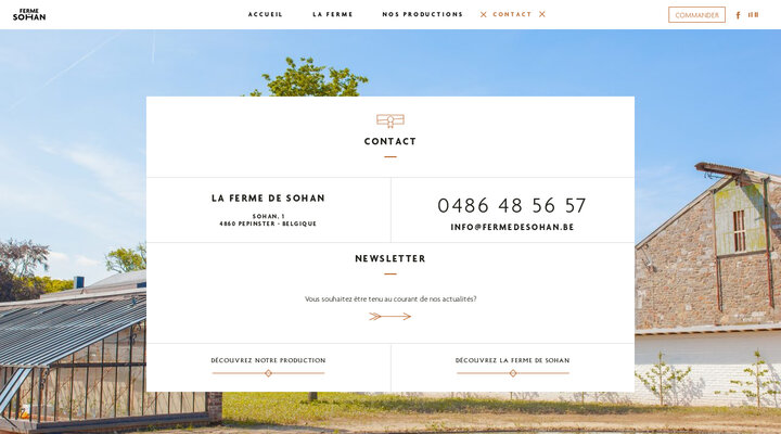 Contact - Ferme de Sohan Ferme de Sohan