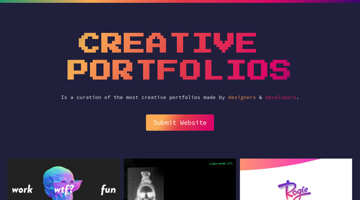 Creative Portfolios | Creative Portfolio Websites