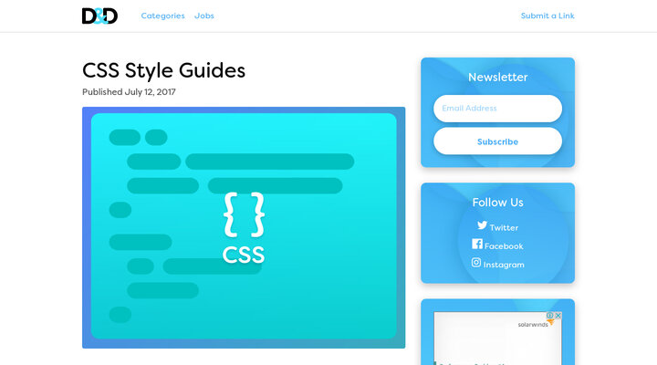 CSS Style Guides - Design & Development Tomorrow