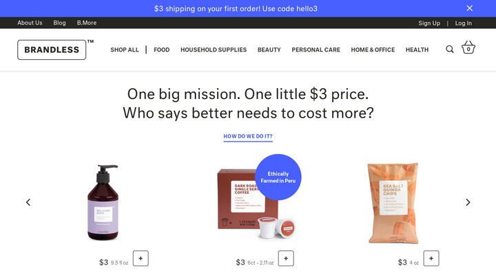 Brandless | Better Everything. For Everyone. All $3.