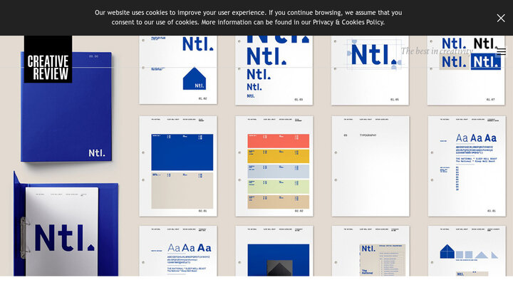 Pentagram work for The National takes wry look at corporate branding - Creative Review