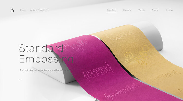 Standard Embossing - Boegli Gravures