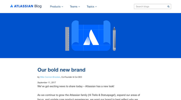 Our bold new brand - Atlassian Blog