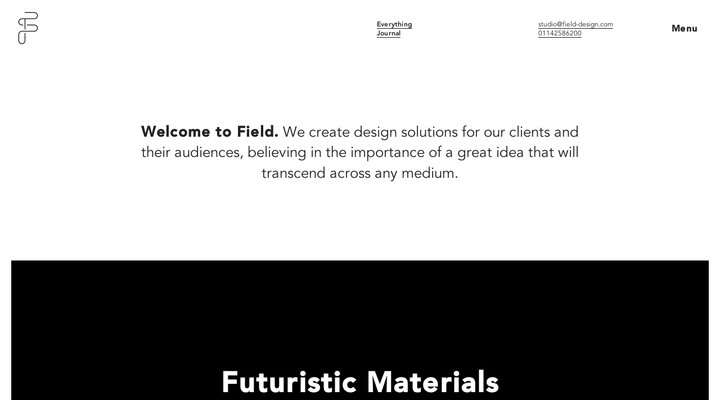 Field | Print, Film, Digital and Spatial Design